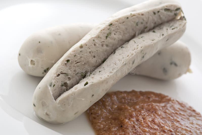 Sliced White Sausage stock photo. Image of white, sliced 9148066
