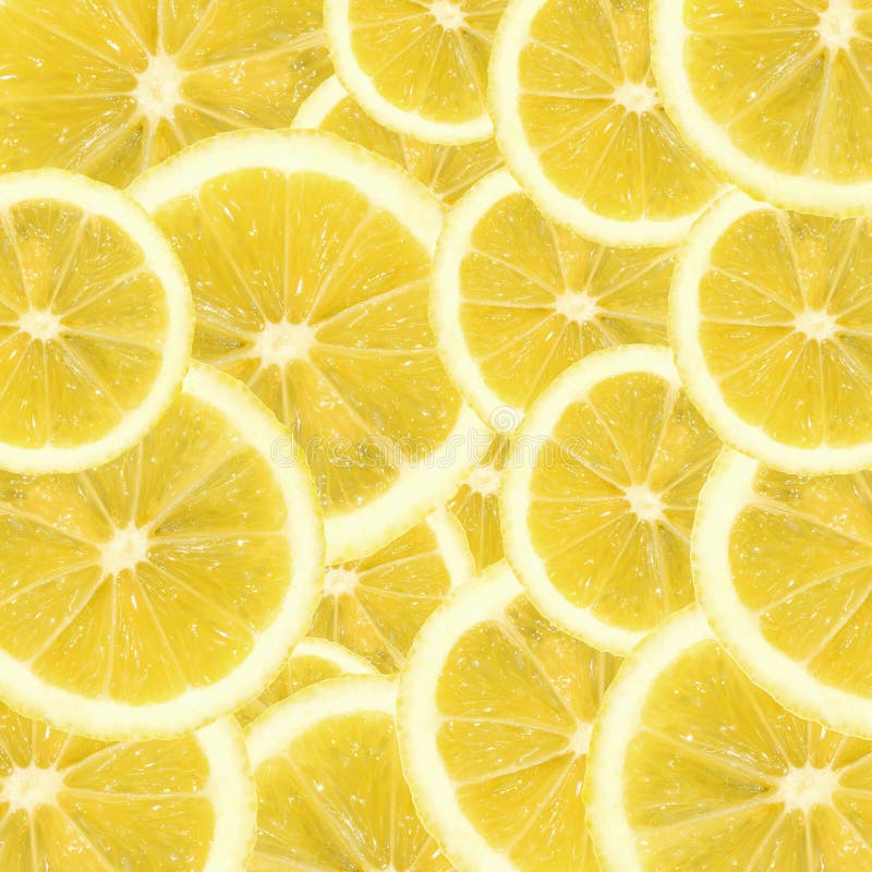 A Slices of Fresh Lemon Texture Stock Image - Image of fresh, juice ...