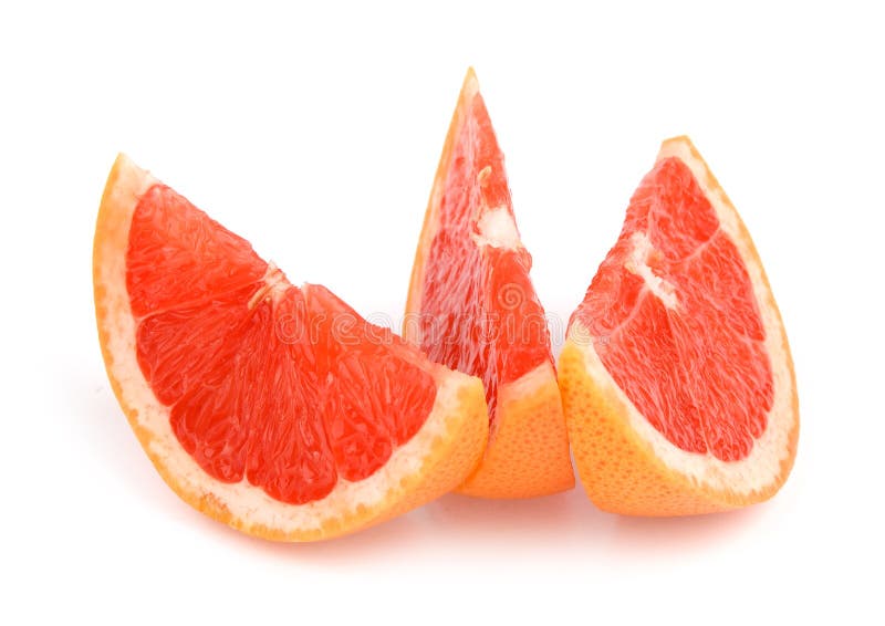 Slices of grapefruit