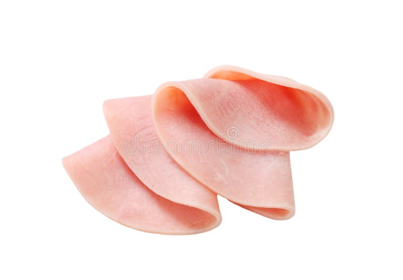 Slices of ham stock image. Image of cuts, sliced, product - 72924179