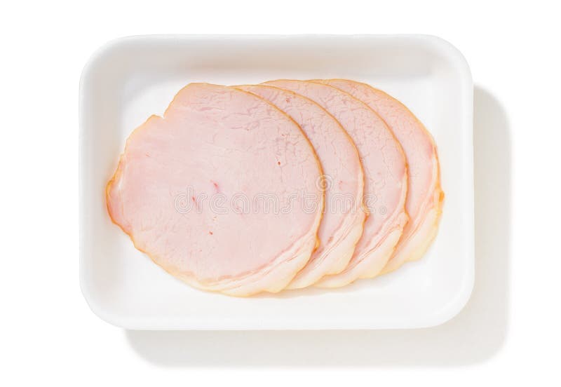 Slices of Roll Ham with Rind
