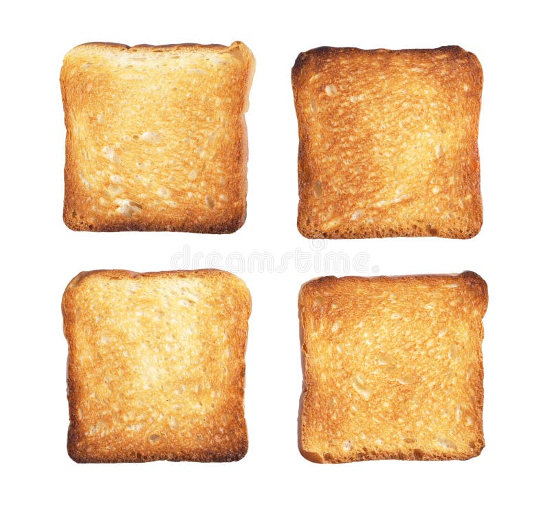 Slices of toast bread