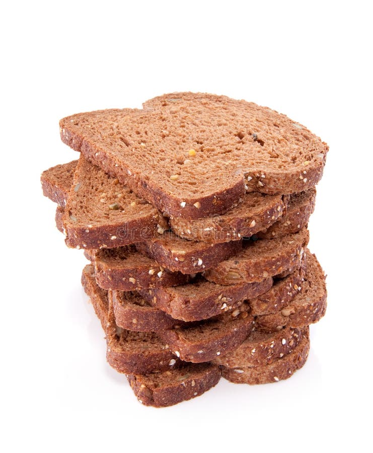 Slices Of Wholemeal Cereal Bread Stock Photo Image of food, sliced