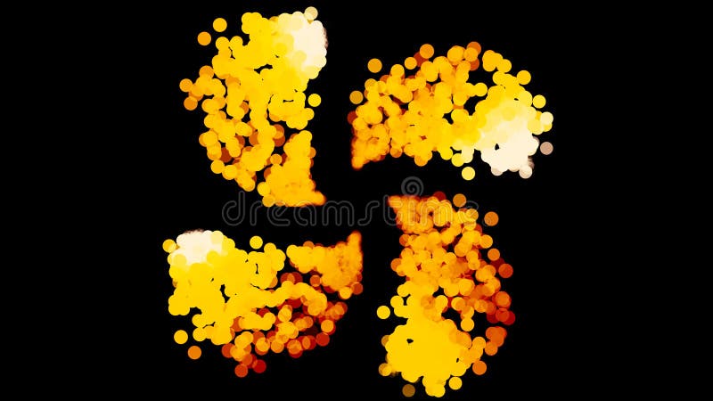 A slick modern motion graphics animation of an exploding, calmness, then imploding dot tunnel. Colorful Particles dots stock illustration