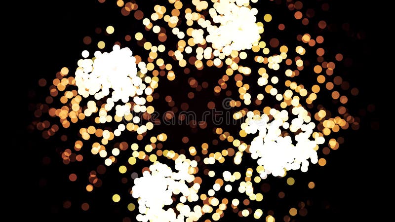 A slick modern motion graphics animation of an exploding, calmness, then imploding dot tunnel. Colorful Particles dots stock illustration
