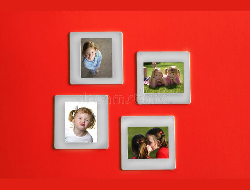 Slide Film Frame Portraits stock photo. Image of girl 23368800