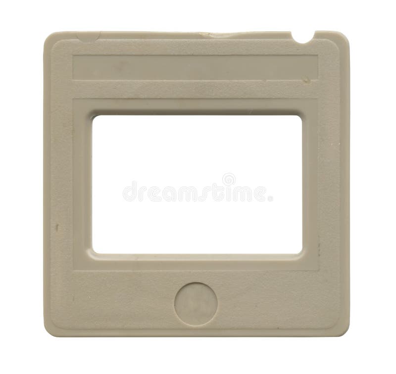 Slide film mount frame stock photo. Image of film, vintage 8345434