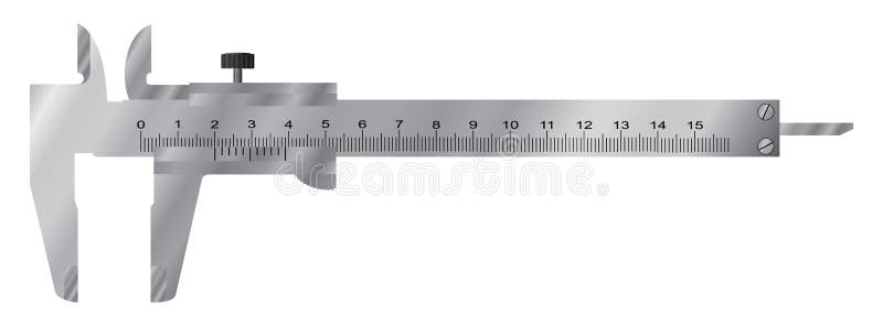Slide gauge. vector illustration
