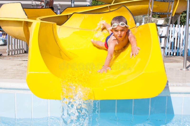 Slide in the pool stock image. Image of turkey, splash - 56808937