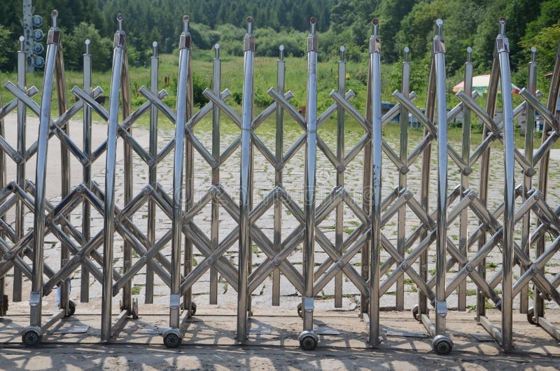 Sliding guardrail stock photo. Image of guard, doors 45649442