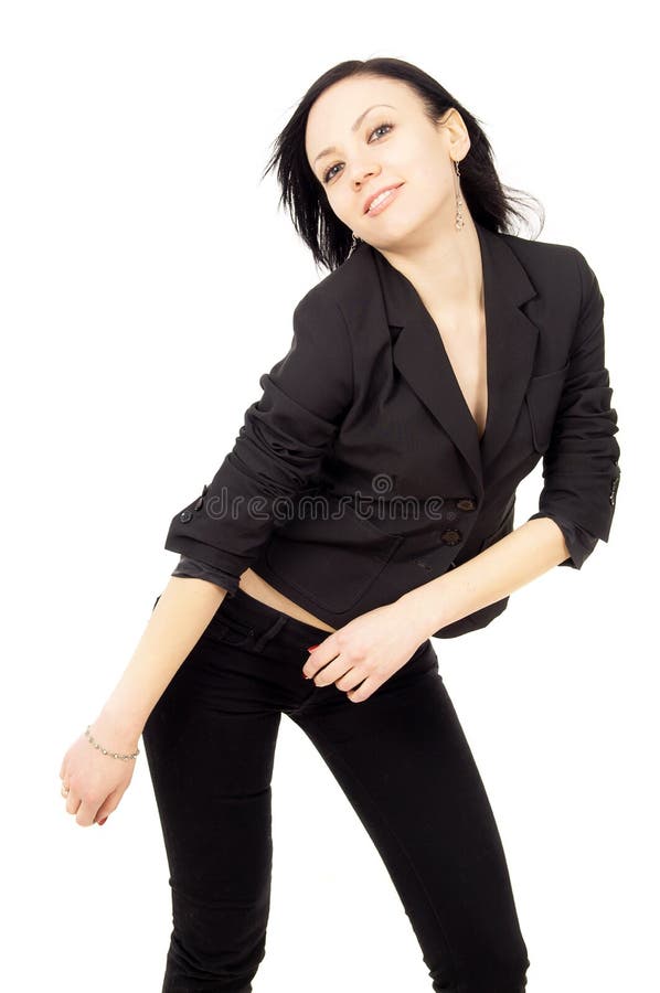 Slim Girl Measure Its Waist And Shows OK Stock Photo - Image of power ...