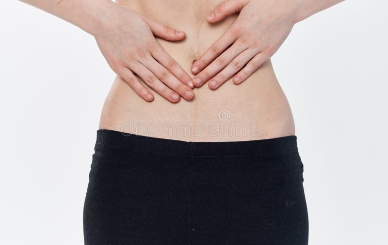 Thin Woman With A Thin Waist And Ribs Stock Photo, Picture and Royalty Free  Image. Image 51249513.