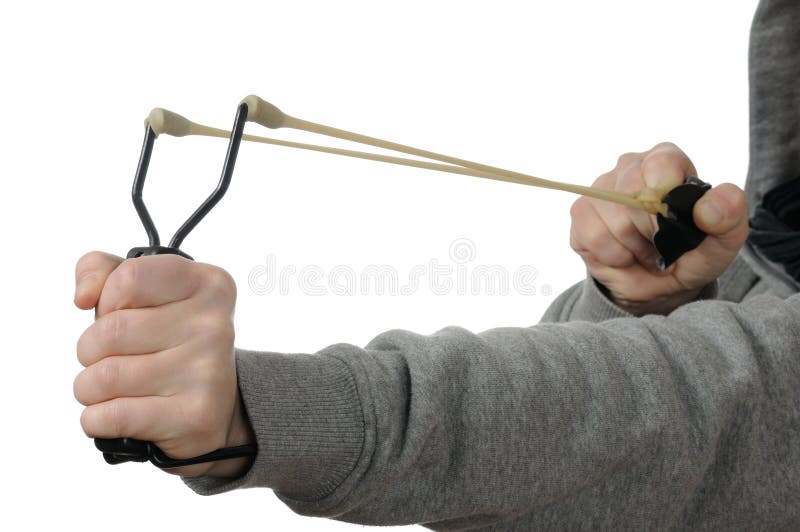 Slingshot royalty free stock photography
