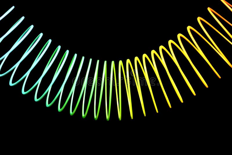 stretched out slinky