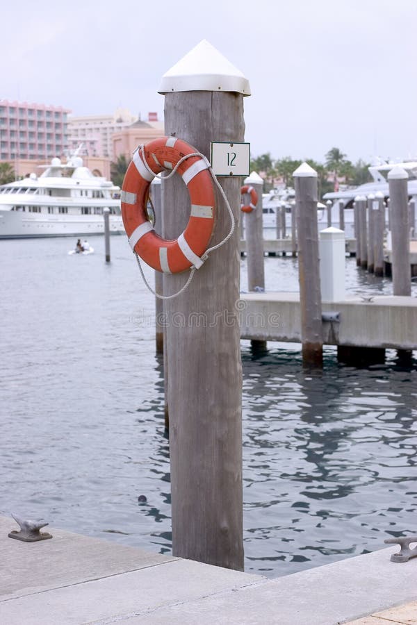 Slip 12 - Boat Dock with Life Saver