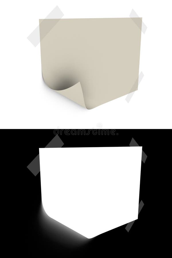 Slip Of Paper Picture. Image 8037739