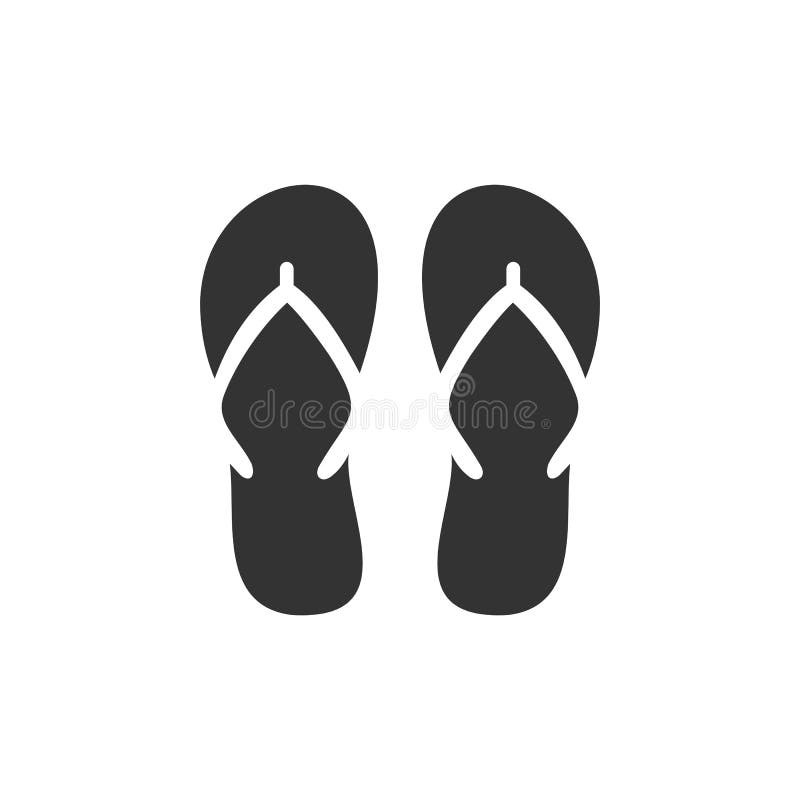 Slipper Icon Vector Design Symbol Stock Vector Illustration of icon