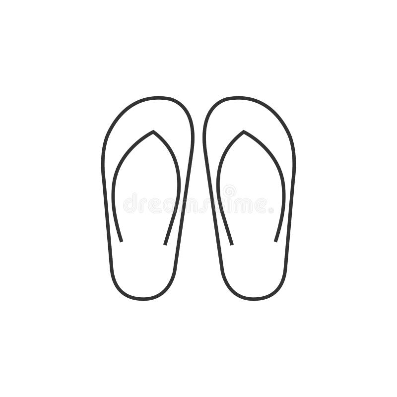 Outline Sandal Stock Illustrations – 1,490 Outline Sandal Stock ...