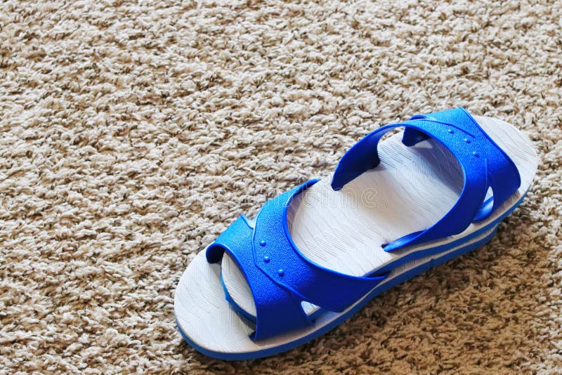 slippers with plastic sole