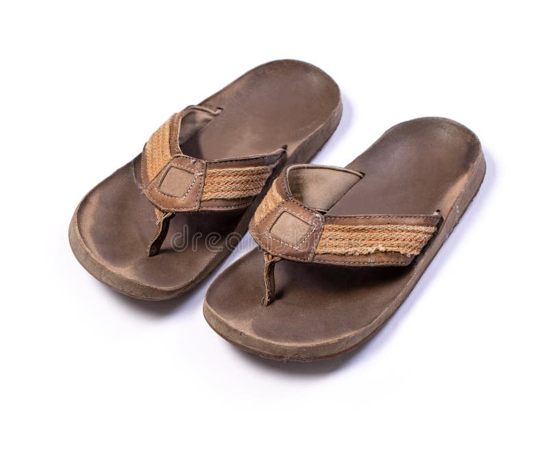 Old slippers stock image. Image of isolated, warm, home - 732539