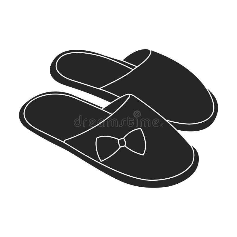 Slippers Vector Vector Icon Isolated On White Background , 59% OFF