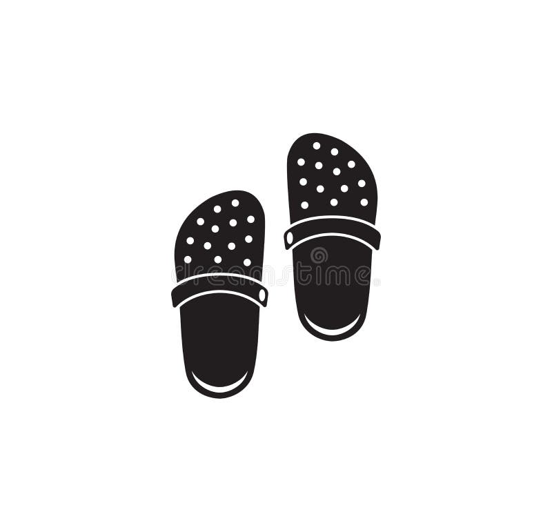 Slippers stock vector. Illustration of slippers, element - 218124436
