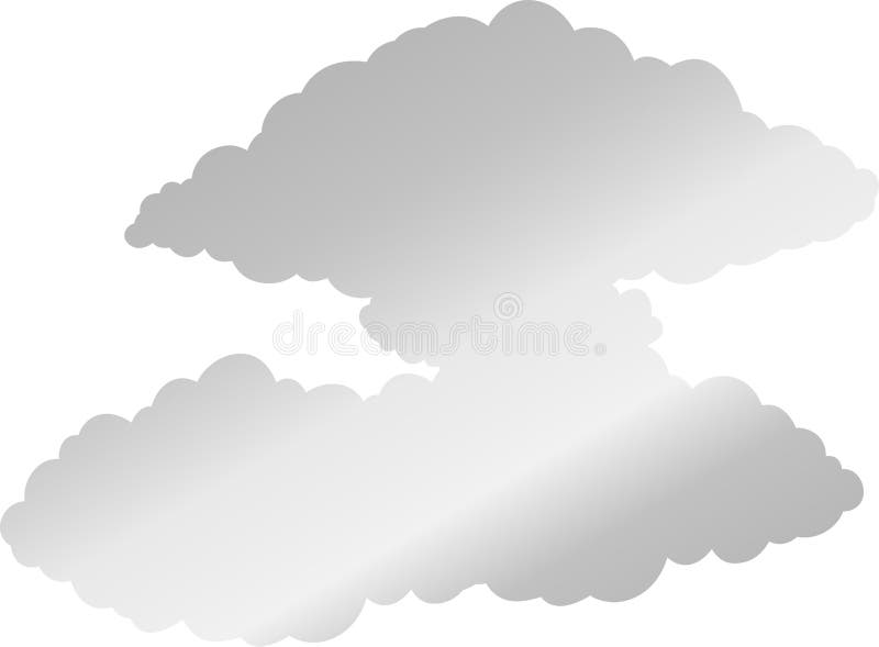 Sliver Japanese Clouds Connected To Each Other Stock Vector ...