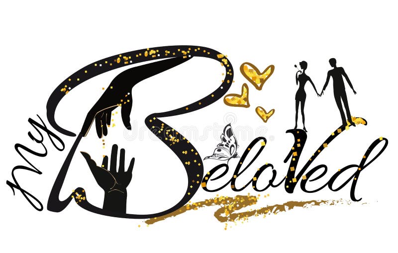 Sloganvektor-T-Shirt Illustration mit geliebten Paaren vektor abbildung Sloganvektor-T-Shirt Illustration mit geliebten Paaren vektor abbildung