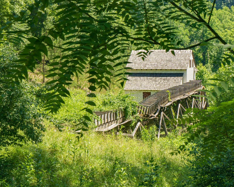 Sloneâ€™s Grist Mill â€“ Explore Park, Roanoke, Virginia, USA