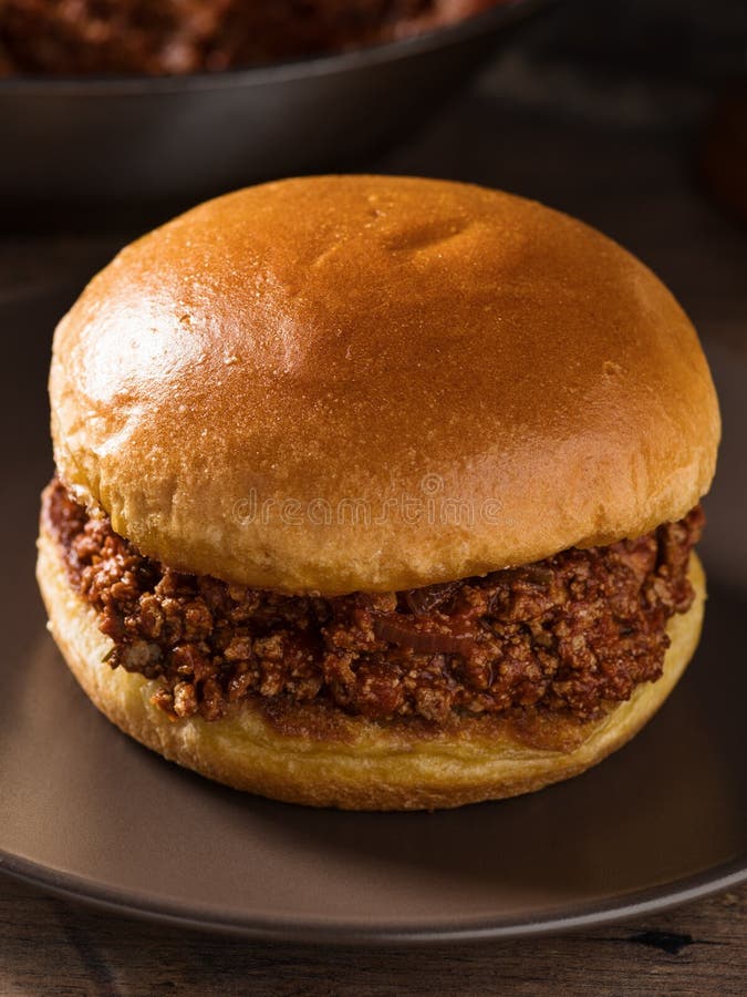 Sloppy Joe stock image. Image of american, hamburger 139500643