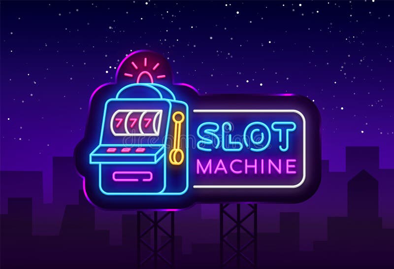 Актуальное new retro casino. Неоновые баннеры для казино. Казино Neon. Неоновая слот машина. Неоновое казино арт.