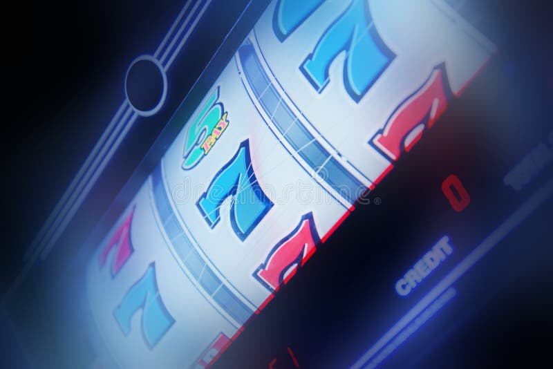 Slot Machine Spin stock photography