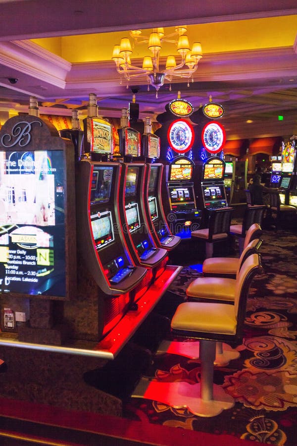 Slot Machines Inside Bellagio Las Vegas Casino Editorial Stock Photo