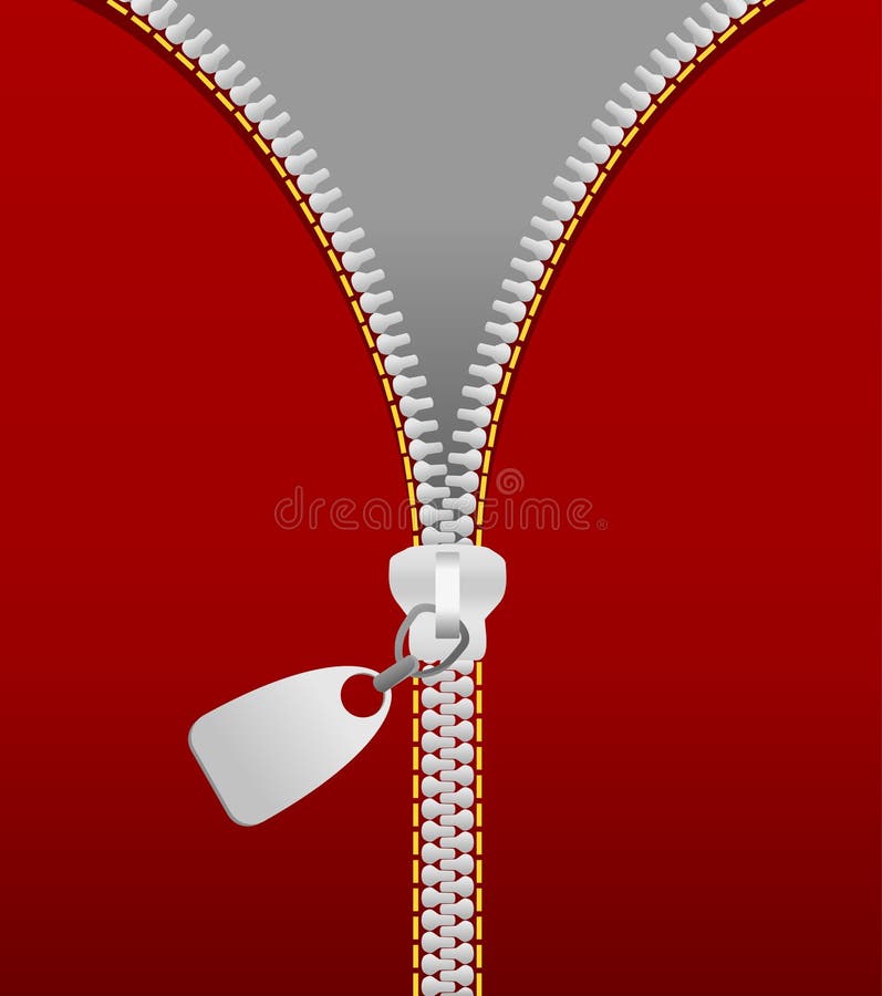 Sluiting op kleding vector illustratie