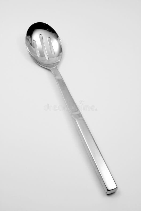 Slotted serving spoon