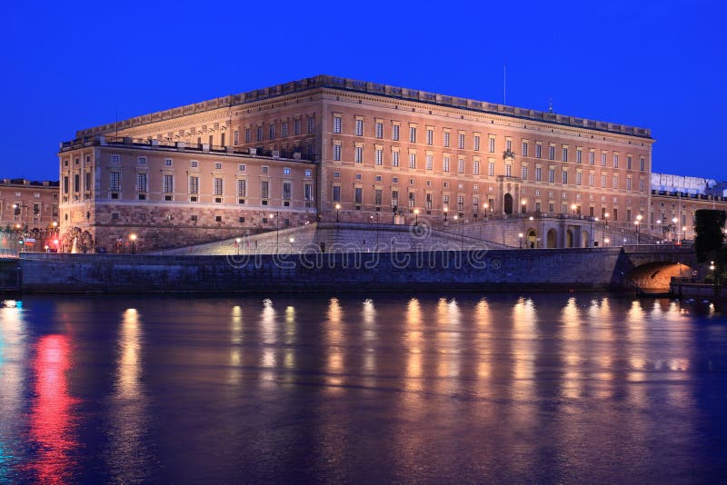 Slottkunglig person stockholm arkivbild