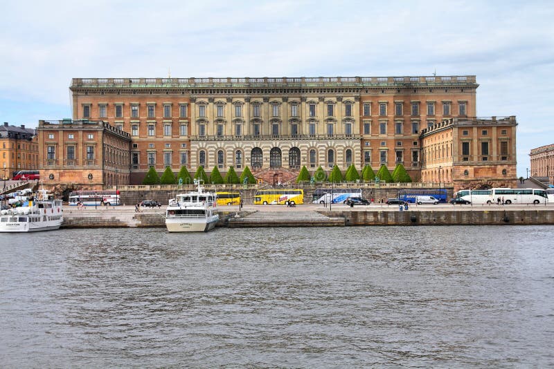 Slottkunglig person stockholm royaltyfri fotografi