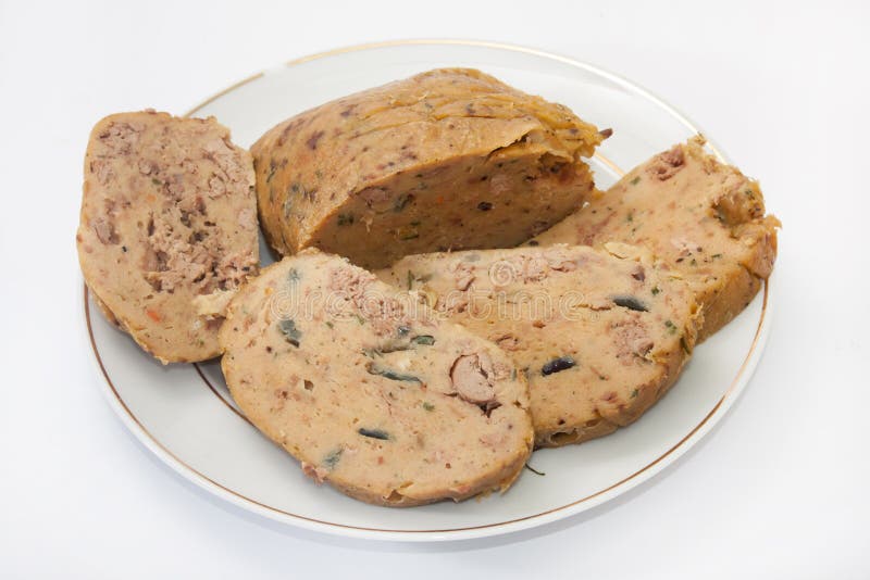 Slovak Chicken Liver Stuffing Specialty Stock Photo Image of homemade