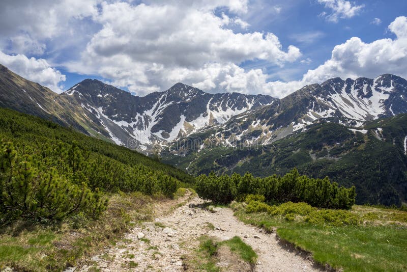 Slovenské Západní Tatry. Výhled na Roháče