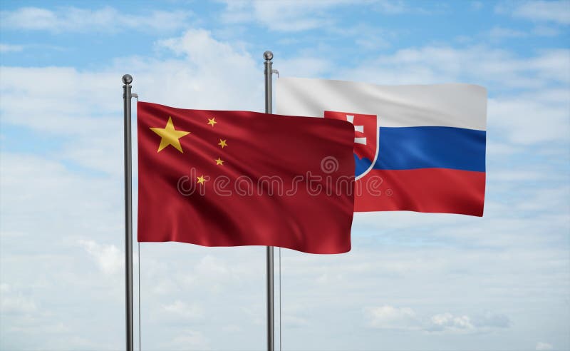 Vlajka Slovenska a Číny