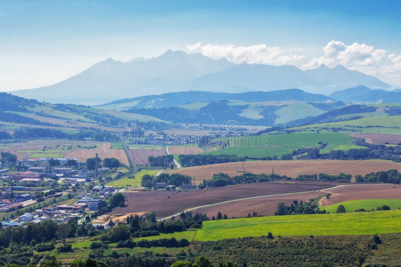 Slovakia countryside in summertime