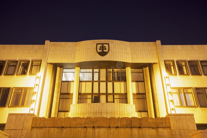 Slovakia Parliament Building in Bratislava