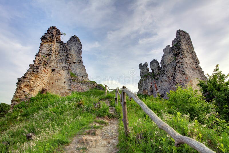 Slovakia - Ruin of castle Korlatko