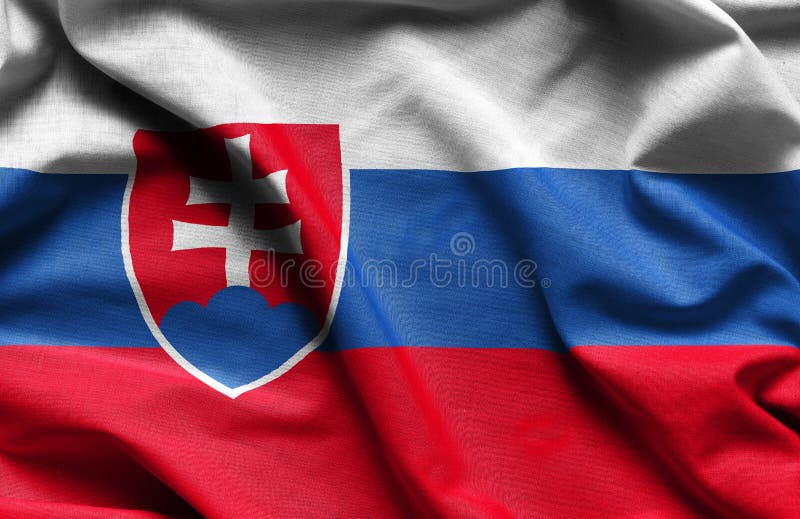 Slovakia Waving Flag