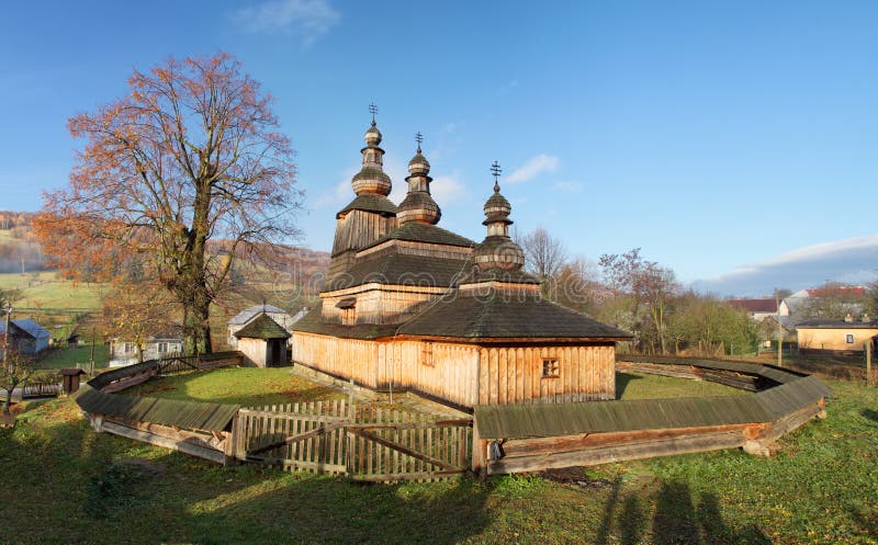 Slovakia - Wooden church in Bodruzal