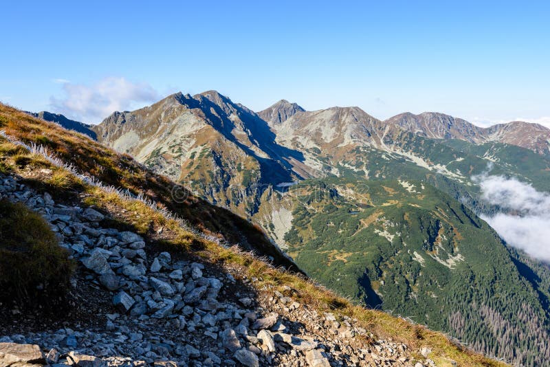 Slovenské Karpaty na jeseň.