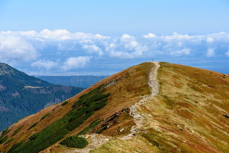 Slovakian carpathian mountains in autumn.