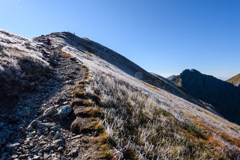 Slovakian carpathian mountains in autumn.