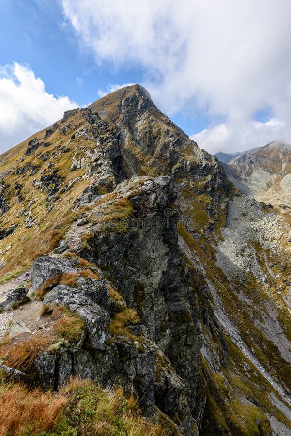 Slovakian carpathian mountains in autumn.