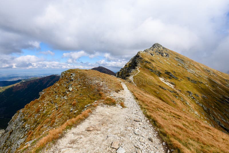 Slovakian carpathian mountains in autumn.